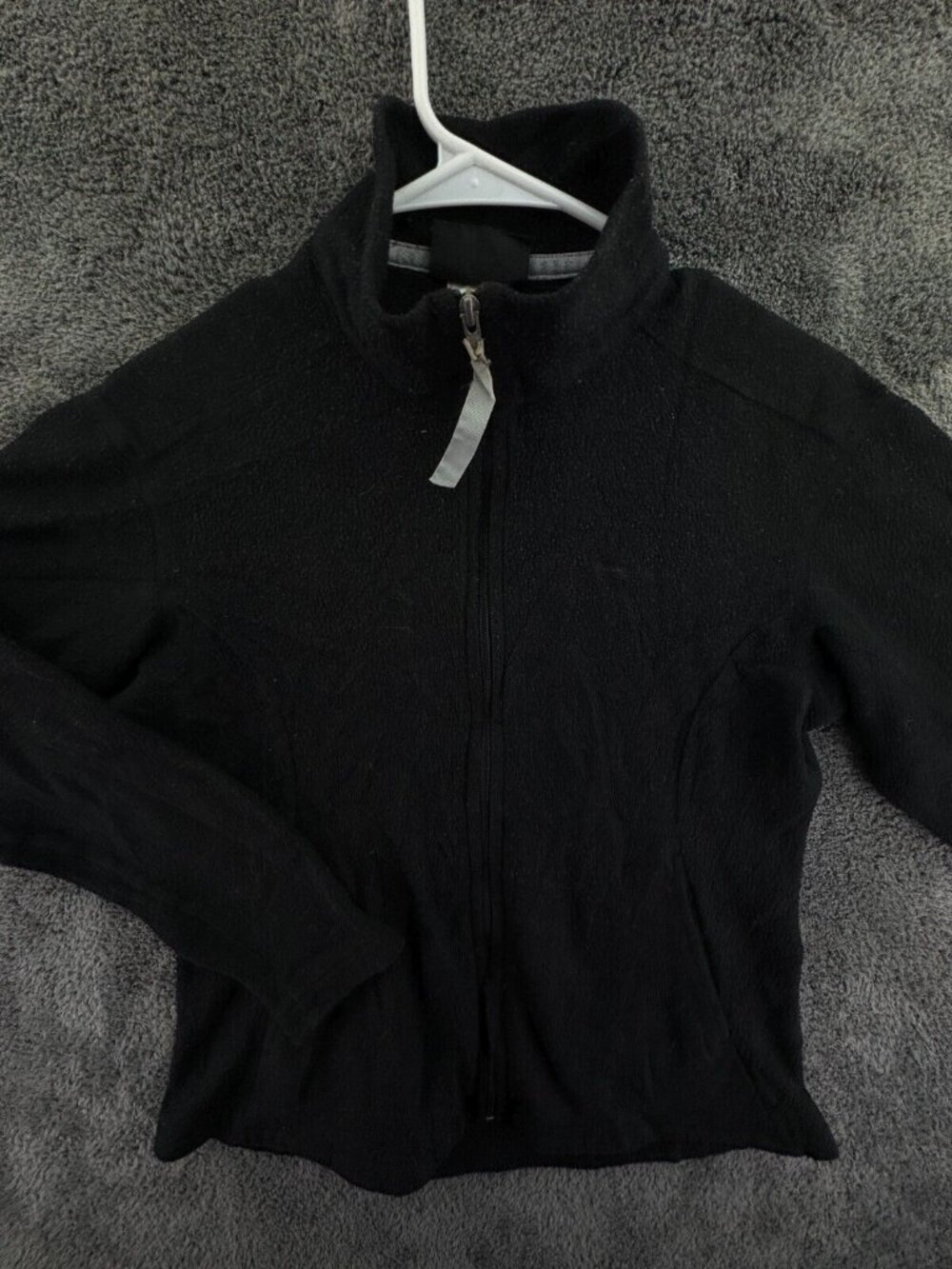 Patagonia Synchilla Adult Women Jacket Black Full Zip Fleece Small Outdoors